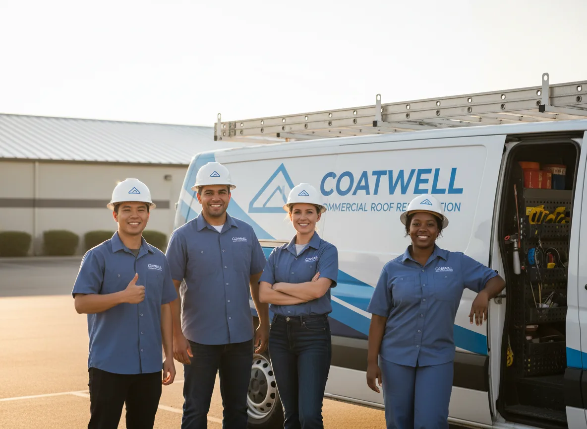 Commercial roof coating company in Belvue, KS